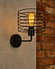 kinkiety Czarny kinkiet loftowy druciany KORDOBA LOFT