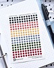 naklejki i wlepy Naklejki do planowania PLANNER STICKERS DOTS #1