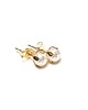 kolczyki pozłacane Dots - pearls white /alloys collection/ - sztyfty