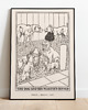 plakaty Plakat vintage szkic dogs - PIESKI