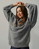 swetry damskie  Sweter Cashmere Hug Szary Melanż