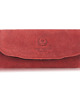 etui na okulary ETUI NA OKULARY PIÓRNIK POKROWIEC ZE SKÓRY VINTAGE CZERWONY PAOLO PERUZZI T-8