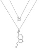 srebrne naszyjniki Naszyjnik z serotoniną /1097/