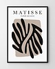 plakaty Plakat Matisse black leaf 