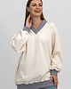 bluza bez kaptura damska Bluza ,,COMFORT" wanilia