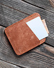 portfele męskie No.25 / Skórzany portfel na karty oraz banknoty