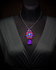 komplet biżuterii Etniczny wisiorek soutache