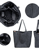torby XXL Big Lazy bag torba czarna na zamek / vegan / eco