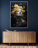 plakaty Złota muza - Plakat - Druk - Fotografia, Abstrakcja, Surrealizm, Loft #1