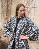 płaszcze damskie Kimono Pixel Grid