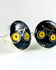 spinki do mankietów SPINKI do koszuli - Silver Bike (black)