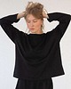 bluzki z długim rękawem damskie MANGUSTA - damska bluzka z długim rękawem - boxy longsleeve z 100% etycznej w