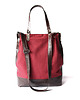 torby na ramię torba  -burgundy&chocolate-