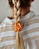 gumki do włosów Gumka jedwabna, scrunchie, frotka sweet apricot MINI