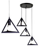 lampy wiszące Lampa wisząca zwis żyrandol lampa na sufit czarna LED E27