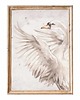 obrazy i plakaty do pokoju dziecięcego Plakat na ścianę łabędź - Swan Vintage
