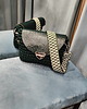 torby na ramię Torebka Basic Craftbags ciemna zieleń ze skórzaną klapą