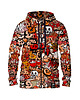 bluzy męskie Męska Bluza Expres Zamek DR.CROW Graffiti Skull