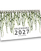 kalendarze i plannery Kalendarz 2027 biurkowy BOTANICZNY wolnostojący
