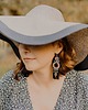 kolczyki soutache Beti L - kolczyki etno, srebro
