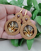 kolczyki soutache Kolczyki koty kotki z kotem, prezent dla kociary