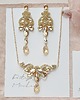 Biżuteria ślubna KOMPLET Perfect Glam Crystalized - Gold