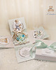 kartki, zaproszenia na chrzest Exploding box na chrzest roczek narodziny "Tiny Miracle" GOTOWY