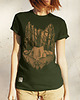 t-shirt damskie Koszulka damska WILK/LEŚNE OBOZOWISKO