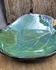 pojemniki na biżuterię Ceramiczna podstawka pod biżuterię w kształcie liścia