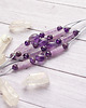 bransoletki z kamieni naturalnych Czysty AMETYST - harmonia, oczyszczenie