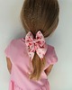 dziewczynka - inne Gumka jedwabna z kokardą MINI scrunchie cherry