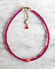 chokery Choker : energy : summer collection : jadeit i ceramiczne serduszko