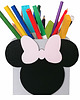 pojemniki na zabawki Przybornik na kredki-Minnie- OMM03