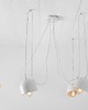 lampy wiszące Nowoczesna lampa wiszącav pająk Popo 4 biała