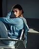 bluza z kapturem damska BluzaDAMSKA BŁĘKITNY KRÓLIK Z USZAMI