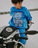 bluzy dla chłopców Bluza oversize Blue Teddy