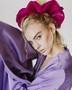 gumki do włosów Scrunchie Maxi Pink