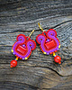 kolczyki soutache Etniczne i kolorowe kolczyki soutache