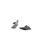 kolczyki srebrne Kolczyki srebrne ONE EDGE flexed / satin BLACK earrings
