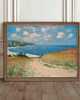 plakaty PLAKAT Monet, krajobraz morski, sztuka ścienna, klify Pourville