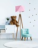 lampy do pokoju dziecka Drewniana lama stojąca do dzieci trójnóg LAGOS KIDS mix kolorów