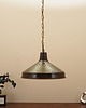 lampy wiszące Mosiężna lampa wisząca z lat 60. duński design stożkowy klosz