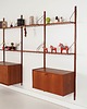 półki Regał systemowy tekowy, duński design, lata 60, produkcja: Dania