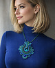 wisiory Elegancki naszyjnik soutache