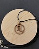 wisiory Naszyjnik wisiorek drewniany ZNAK ZODIAKU SKORPION