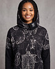 bluza z kapturem damska Auri Lili bluza Guna M oversize z anatomicznym wzorem
