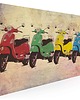 obrazy 28701 Obraz na płótnie  - VESPA KOLORY - 120x80