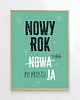 plakaty Plakat Nowy rok po prostu ja