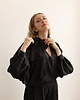 koszule damskie  Koszula z wiskozy black shirt print