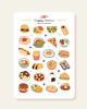 naklejki i wlepy Dinner time - arkusz papierowych naklejek A6